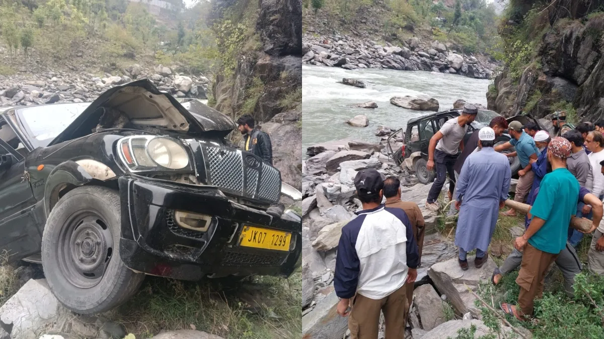 कुपवाड़ा के करनाह में भीषण सड़क हादसा, खाई में गाड़ी गिरने से 5 की मौत और 6 घायल; LG ने जताया दुख