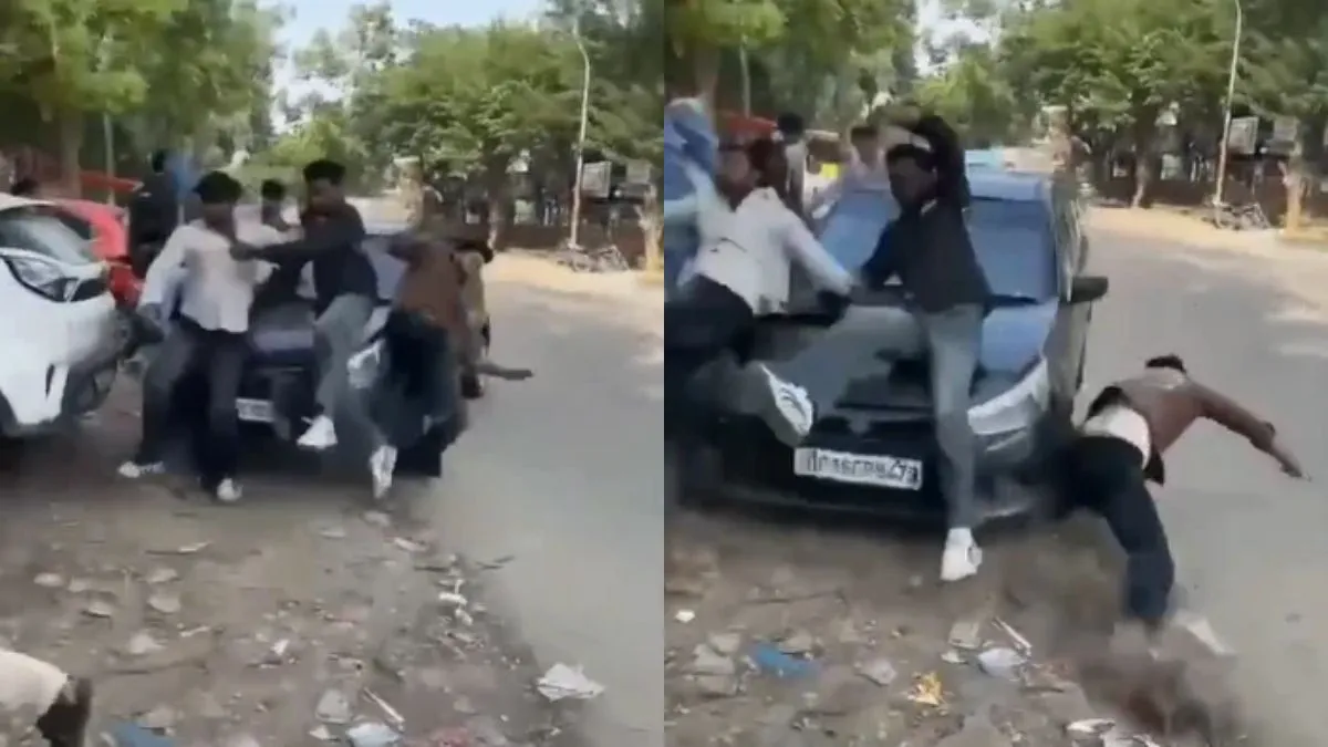 ग्रेटर नोएडा में हिट एंड रन का मामला, तेज रफ्तार कार ने कई लोगों को मारी टक्कर; VIDEO आया सामने