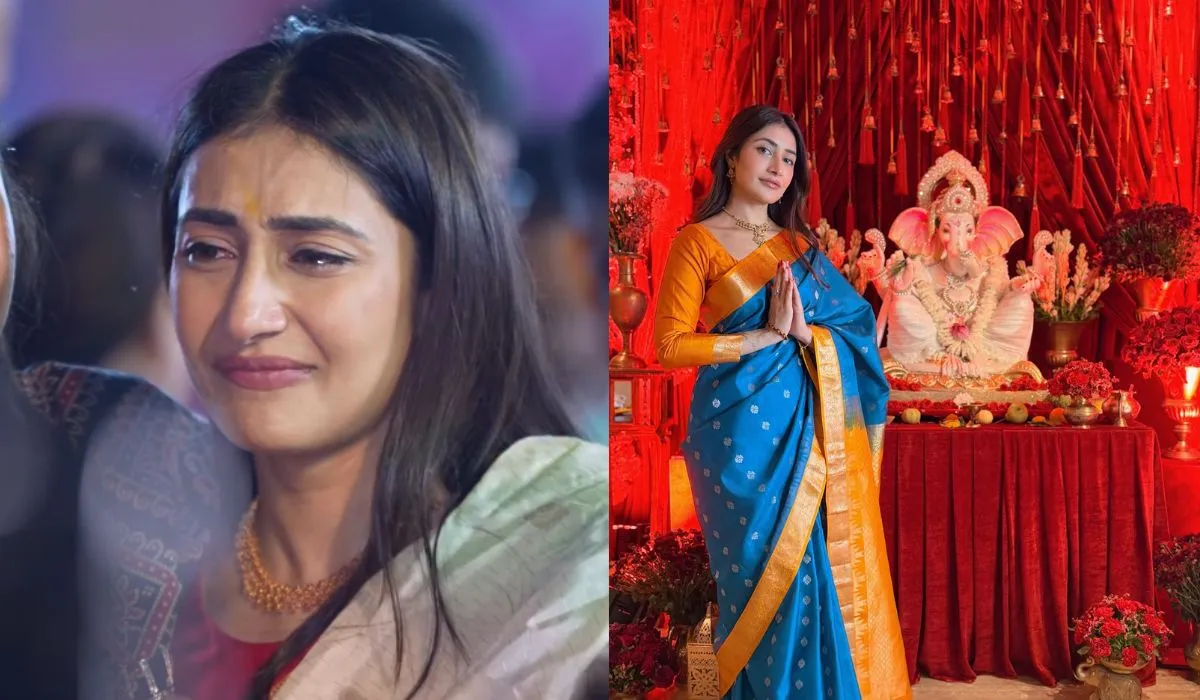 Dhanashree Verma became emotional during Ganpati immersion, tears shed while bidding farewell to Bappa.