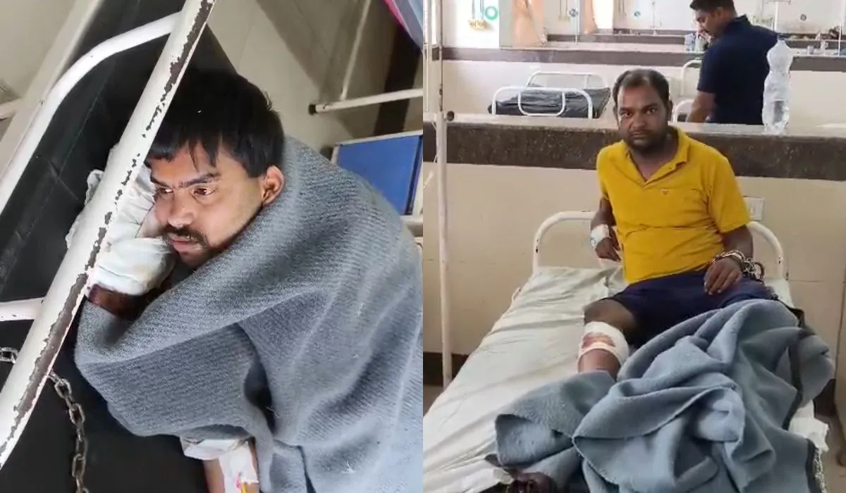 बीजेपी नेता के भतीजों की हत्या के 2 आरोपियों को पुलिस ने पैर में गोली मारी, हॉस्पिटल में कराया गया भर्ती
