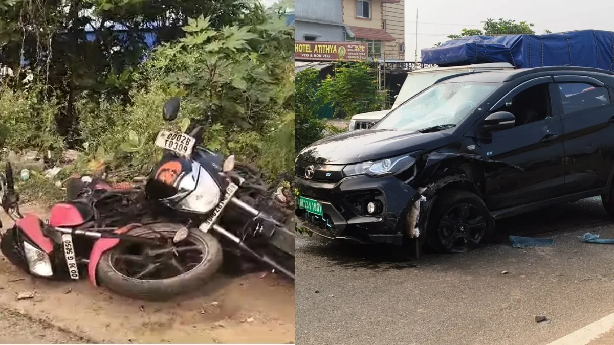 सिर पर भूत सवार! कार से लोगों को कुचलने की कोशिश, CCTV में कैद हुई खौफनाक घटना
