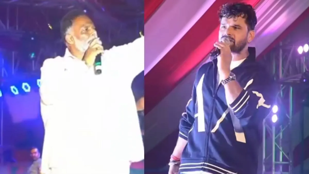 खेसारी लाल यादव के शो में बवाल, खुर्दा महोत्सव में भोजपुरी स्टार पर फेंकी गई चप्पल, चढ़ा पप्पू यादव का पारा