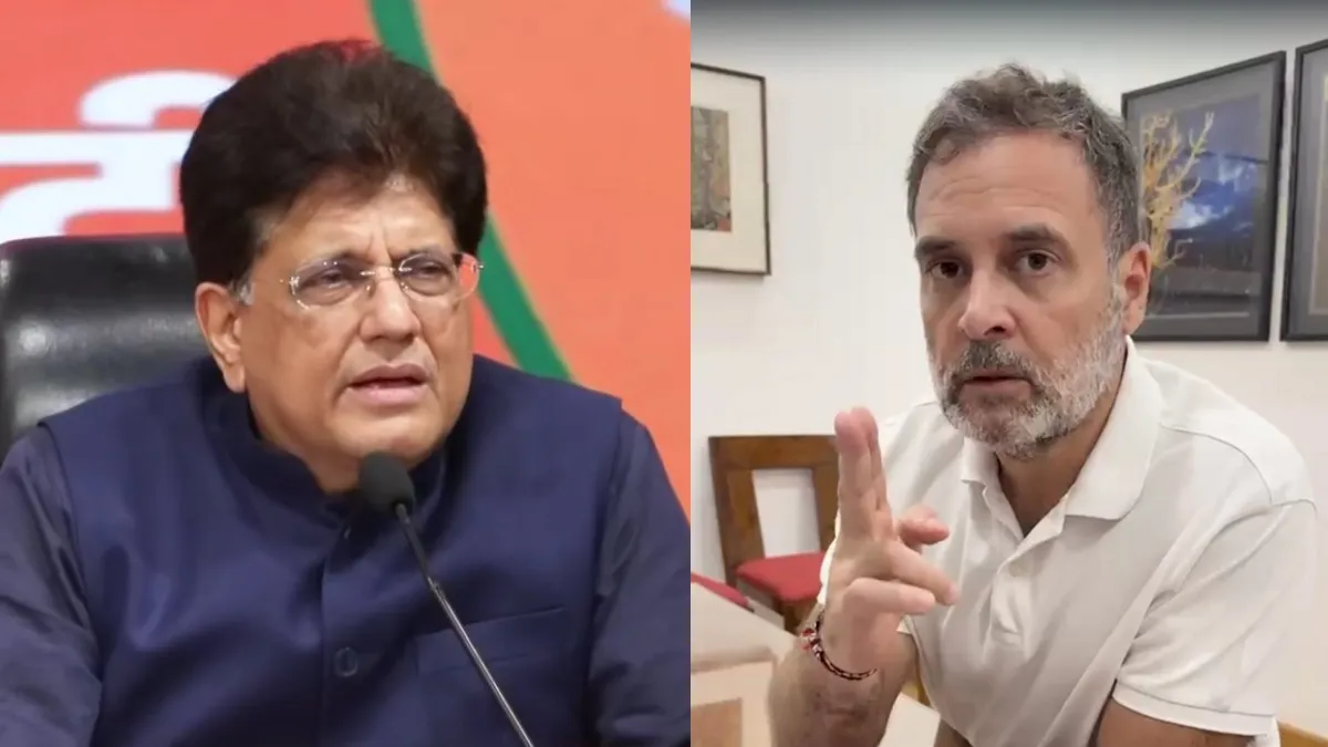 'कांग्रेस ने CEC को चुनाव लड़वाया था, गवर्नर बनाया था...', पीयूष गोयल ने राहुल गांधी को याद दिलाया इतिहास