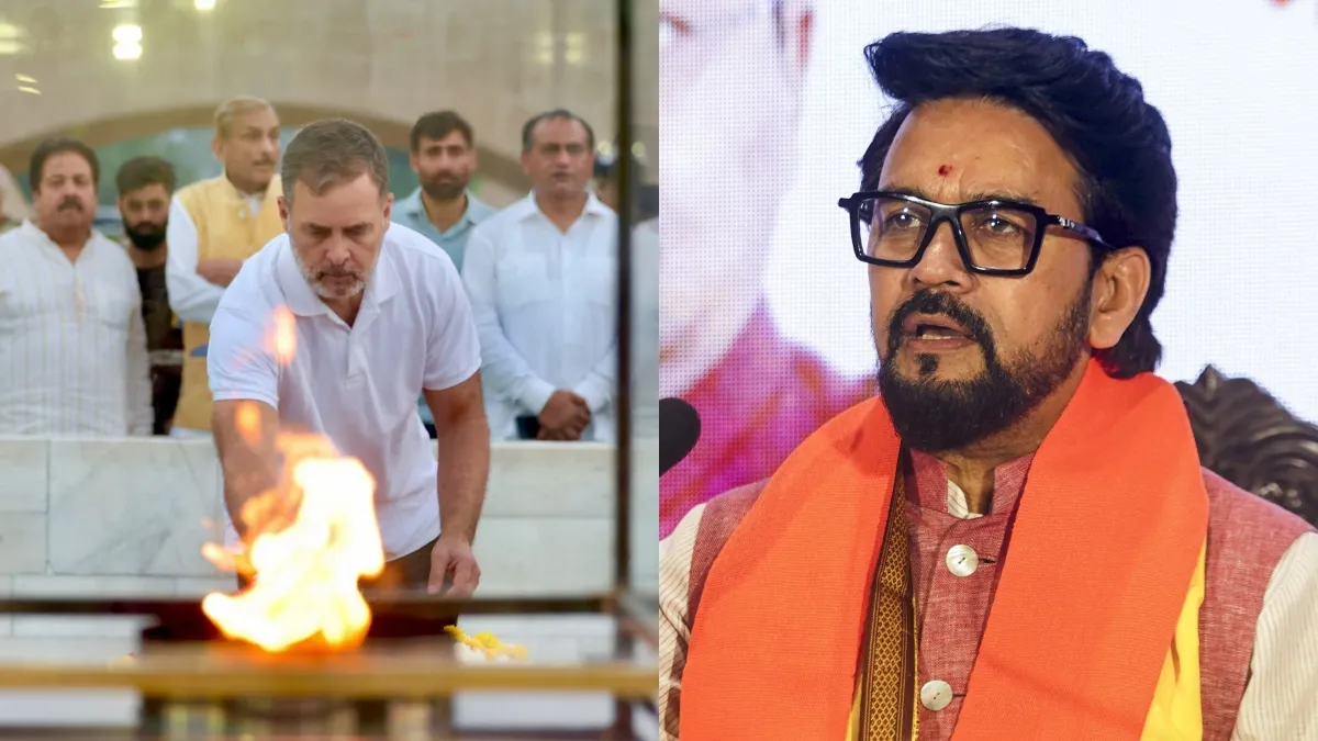"राहुल गांधी की राजनीति हवा-हवाई", अनुराग ठाकुर बोले- देश ने नेता प्रतिपक्ष का ऐसा नाटक पहले कभी नहीं देखा