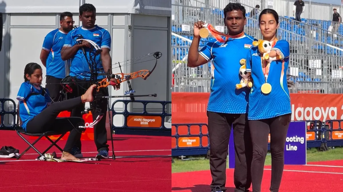 एशियन पैरा गेम्स में शीतल देवी और तोमन कुमार का धमाका, कंपाउंड मिक्स्ड टीम इवेंट में जीता गोल्ड मेडल