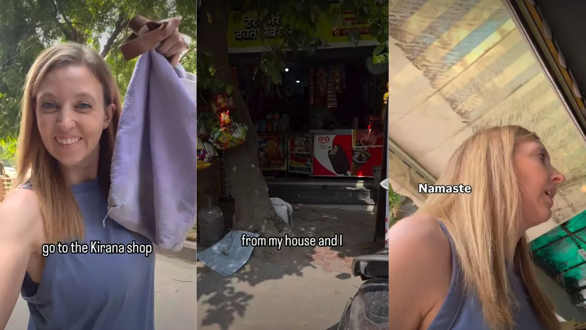 भारत के किराना स्टोर्स की तारीफ में अमेरिकी महिला ने जो कहा, तुरंत होने लगा वायरल; Video में देखें