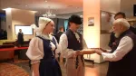 PM Modi welcomed with bread and salt in Slovakia.- India TV Hindi