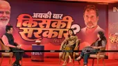 इंडिया टीवी के कॉन्क्लेव 'अबकी बार किसकी सरकार' में मौजूद अलका लांबा और प्रज्ज्वल बस्टा- India TV Hindi