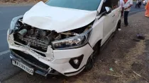केंद्रीय मंत्री रामदास अठावले की कार का जोरदार एक्सीडेंट, कंटेनर से हुई टक्कर