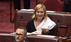 australian senator makes history by breastfeeding her baby...- India TV Hindi