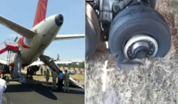 Air India plane tyre brust- India TV Hindi