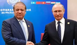 Nawaz Sharif and Vladimir Putin | AP Photo- India TV Hindi