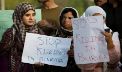 Rohingya Protest- India TV Hindi