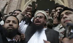 Hafiz Saeed with Supporters | AP Photo- India TV Hindi