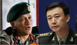 Bipin Rawat and Wu Qian | PTI/AP- India TV Hindi