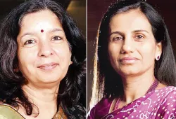  Chanda Kochhar and Shikha Sharma- India TV Paisa