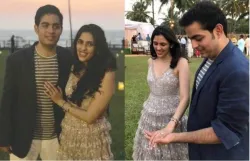 <p>akash ambani shloka mehta engagement dress</p>- India TV Hindi