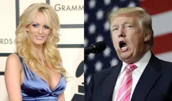 Stormy Daniels and Donald Trump | AP Photo- India TV Hindi