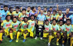 <p>Kerela with Santosh Trophy 2018</p>- India TV Hindi