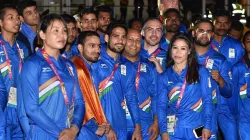 <p>Indian delegation</p>- India TV Hindi