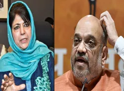 <p>mehbooba mufti and amit shah</p>- India TV Hindi