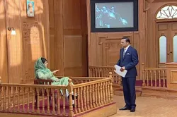 Mehbooba Mufti in Aap Ki Adalat- India TV Hindi