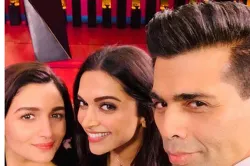 Alia Bhatt, Deepika Padukone and Karan Johar- India TV Hindi