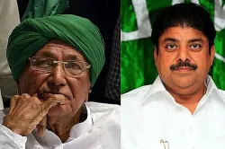 INLD chief Om Prakash Chautala expels son Ajay Singh Chautala from party- India TV Hindi