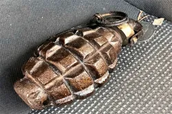 <p>UP STF recovered Hand Grenade </p>- India TV Hindi