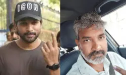 Allu Arjun, SS Rajamouli and Jr NTR cast their vote in Lok Sabha Elections 2019- India TV Hindi