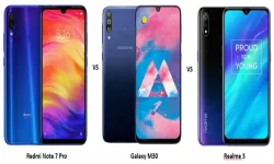 Realme 3 Pro vs Xiaomi Redmi Note 7 Pro vs Samsung Galaxy M30: Price, specifications comparison- India TV Paisa