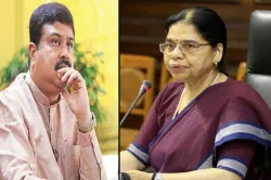 <p>dharmendra pradhan and snehlata shrivastava</p>- India TV Hindi