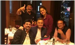 Rishi kapoor with 102 not out team- India TV Hindi