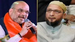 Amit Shah and asaduddin Owaisi - India TV Hindi