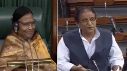 <p>Uproar in Lok Sabha over SP MP Azam Khan's comment on...- India TV Hindi