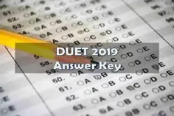 <p>DUET 2019 ANSWER KEY</p>- India TV Hindi