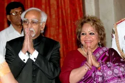 <p>hamid ansari and salma ansari</p>- India TV Hindi