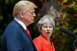 Theresa May responds after Donald Trump hits out over leaked memos | AP File Photo- India TV Hindi