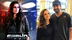 Evelyn Sharma with Prabhas- India TV Hindi