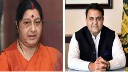 <p>Ch Fawad  husain and Sushma Swaraj</p>- India TV Hindi