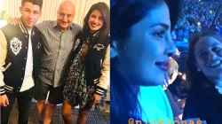 Anupam Kher with Priyanka Chopra and Nick Jonas- India TV Hindi