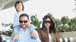 Saif ali khan kareena kapoor and taimur ali khan- India TV Hindi