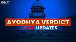 Ayodhya verdict latest news- India TV Hindi