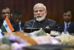 <p>Prime Minister Narendra Modi addressing Plenary session...- India TV Hindi