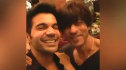 Rajkummar Rao fanboy moment with SRK- India TV Hindi