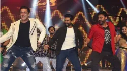 ram charan and Venkatesh Daggubati dance with salman khan- India TV Hindi