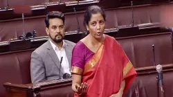 Union Finance Minister Nirmala Sitharaman speaks in the Rajya Sabha during the Winter Session of Par- India TV Paisa