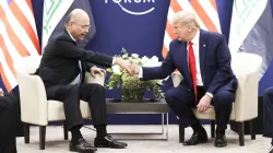 Donald Trump Barham Salih, Donald Trump, Barham Salih, Donald Trump Barham Salih Davos- India TV Hindi