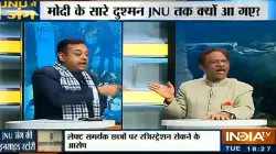 Taslim Rahmani and Sambit Patra in LIVE show- India TV Hindi