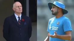 <p>Greg Chappell and Harbhajan Singh</p>- India TV Hindi